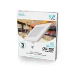 Светильник светодиодный встраиваемый ультратонкий квадратный IP20 6W 4100K | 940111206 | Gauss