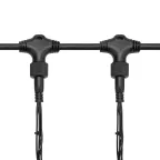 Гирлянда "Светодиодный Дождь" 2х6м, эффект водопада, черный провод, 230 В, диоды БЕЛЫЕ, 1500 LED | 235-265 | NEON-NIGHT