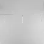 Гирлянда "Тающие сосульки" светодиодная, 4шт х 20см, шаг 50см, 24 В (с трансформатором) белые светодиоды | 256-317-6 | NEON-NIGHT