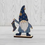 Деревянная фигурка Гном с носком 15х4х17 см | 504-009 | NEON-NIGHT