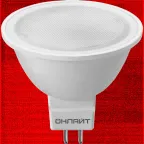 Лампа светодиодная OLL-MR16-10-230-3K-GU5.3 | 61889 | ОНЛАЙТ