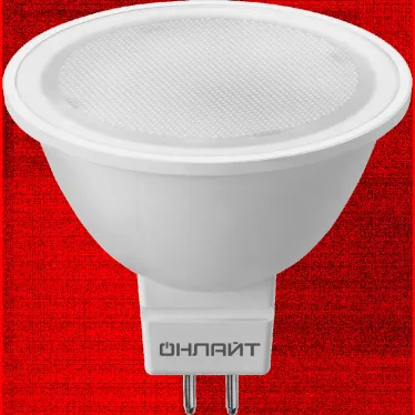 Лампа светодиодная OLL-MR16-10-230-3K-GU5.3 | 61889 | ОНЛАЙТ