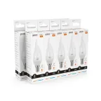 Лампа светодиодная LED 8Вт E14 220В 2700К Elementary свеча на ветру | 34118 | Gauss