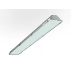 Cветильник cветодиодный промышленный Axium 1,3м 50Вт 4000К расс. закаленное стекло авар.пост.дейст. | V1-I0-70588-05A06-6505040 | VARTON