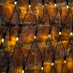 Гирлянда Сеть 2х2х1.5м, свечение с динамикой, черный ПВХ, 136 LED, 230 В, цвет: Тёплый белый | 215-006 | NEON-NIGHT