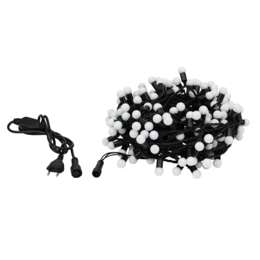 Гирлянда "Мультишарики" Ø17,5мм, 20 м, черный ПВХ, 200 диодов, цвет белый | 303-505 | NEON-NIGHT
