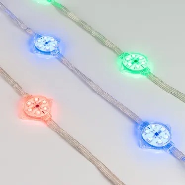 Модуль управляемый VISOR-SPI-5060-6-24V RGB 120deg (D40x12mm, 1.5W, IP68) | 029379 | Arlight