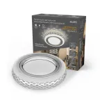 Светильник точечный встраиваемый Backlight BL085 Кругл. Хром/Белый, Gu5.3, 3W, LED 3000K | BL085 | Gauss