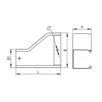 Переходник RRS левосторонний 300/200 H80 в комплекте с крепежными элементами и соединительными пластинами