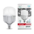 Лампа светодиодная промышленная Elementary T140 75W 7000lm 4100K E40 Promo LED 1/12 | 60428 | Gauss