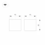 Светильник SP-ORIENT-SURFACE-TC-S95x95-20W Warm3000 (BK, 30 deg, 230V) (Arlight, IP20 Металл, 5 лет) | 031866 | Arlight