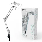 Светильник настольный GTL001 60W 220-240V E27 белый струбцина 1/16 | GT0011 | Gauss