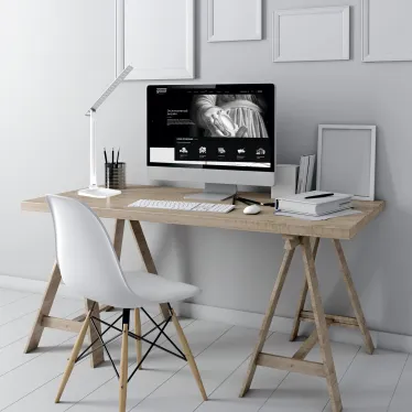 Светильник настольный GTL201 10W 580lm 4000K 170-265V белый диммируемый LED 1/10/40 | GT2011 | Gauss