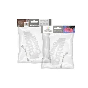 Фигура светодиодная С НОВЫМ ГОДОМ 35 LED КРАСНЫЕ 42x19 см | 501-003 | NEON-NIGHT