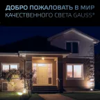 Прожектор светодиодный Qplus 10W 850lm 6500K 200-240V IP65 графитовый LED 1/20 | 690511310 | Gauss