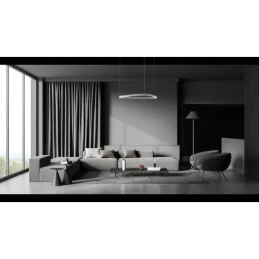 Светодиодный светильник Enso A 560x530x40 мм 40 Вт 3000 К подвесной RAL9003 белый матовый с рассеивателем опал | V1-R0-0A403-30000-2004030 | VARTON