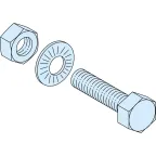 20 БОЛТОВ M8x20 ММ