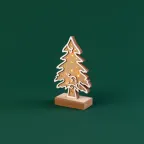 Деревянная фигурка с подсветкой "Елочка" 11,5*5*19 см | 504-012 | NEON-NIGHT
