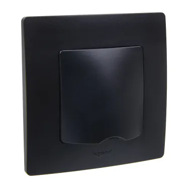 Вывод кабеля IP21 - Legrand Etika - антрацит | 672629 | Legrand