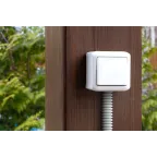 Quteo Белый Выключатель 1-клавишный IP44 10А | 782300 | Legrand