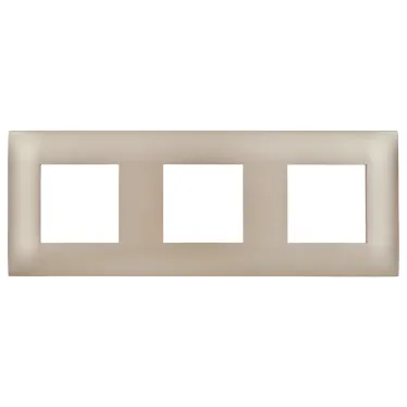 SKANDY Рамка 3-местная SK-F03Sa песочный IEK