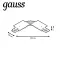 Коннектор для встраиваемого шинопровода осветительного гибкий (I) черный | TR141 | Gauss