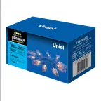 Гирлянда светодиодная  на эл.пит. 2AAПрищепки  ULD-S0200-010/STB/2AA WARM WHITE IP20 CLIPS   2м. 10 диодов 3000К шнур прозр. | UL-00005484 | Uniel