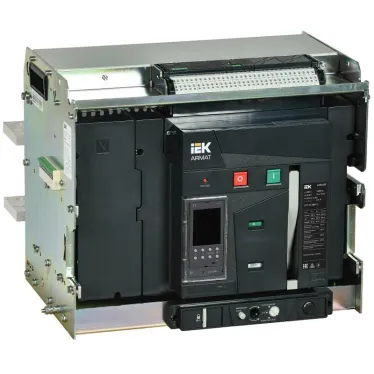 Выключатель автоматический воздушный ARMAT выдвижного исполнения 4P F 100кА 3200А расцепитель TD с комплектом аксессуаров 220В: мотор привод катушка включения катушка отключения
