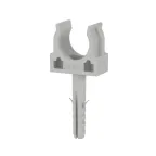 Держатель с защелкой и дюбелем 16мм