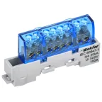 TEKFOR Шина N ноль изолированная на универсальном держателе 6х9-8-С IEK