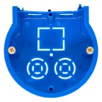 Коробка установочная сборная оконечная КМТ-010-4005 для твердых стен (71х45) с саморезами розн стикер