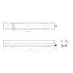 Светильник светодиодный LPO/LSP SE 30/3200 Mini-12 30Вт 3200Лм 4000K IP65 | DLPOSE30Mini-12-O-4K | Diora