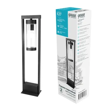 Светильник садово-парковый Clio столб 14.2*50cm, 170-240V / 50Hz, 1xE27, Max.60W, IP54 | GD019 | Gauss