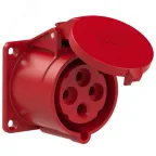                  Розетка встраиваемая 32А/400V/3P+E/IP44
               