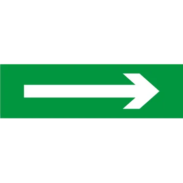 Наклейка для светильника аварийного NL-Топаз-Стрелка направо | 80524 |  Navigator