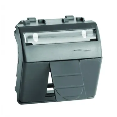 BRAVA Адаптер для информационныx разъемов R@M черный 2 модуля