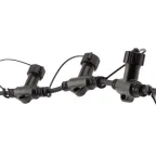 Разветвитель ERAPS-R для гирлянд IP65 20 гнезд 2 метра каучук черный