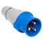 Вилка переносная 023 2Р+РЕ 32А 220В IP44 EKF PROXIMA