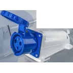                  Розетка NCA-SR133-63-220 стационарная наружная 63А 2P+PE IP54
               
