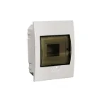 Щит распределительный встраиваемый ЩРв-П-6 IP41 пластиковый белый прозрачная дверь