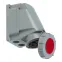 Розетка настенная 63А/400V/3P+E/IP67
