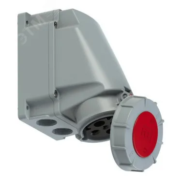 Розетка настенная 63А/400V/3P+E/IP67