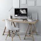 Светильник настольный GTL201 10W 580lm 4000K 170-265V белый диммируемый LED 1/10/40 | GT2011 | Gauss