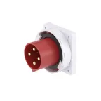                  Вилка панельная прямая IP67 63А 3P+E 400В
               