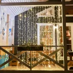 Гирлянда светодиодная Дождь 2х3 м, эффект мерцания, белый провод, 230 В, диоды ТЕПЛЫЙ БЕЛЫЙ | 235-366 | NEON-NIGHT