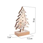 Деревянная фигурка с подсветкой "Елочка" 11,5*5*19 см | 504-012 | NEON-NIGHT