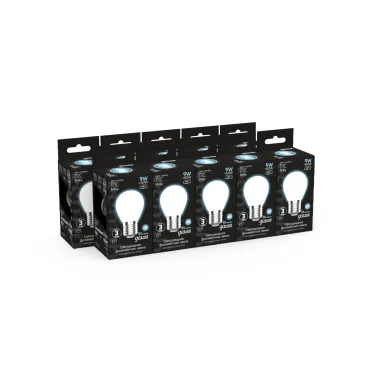 Лампа светодиодная Filament Шар 9W 610lm 4100К Е27 milky LED 1/10/50 | 105202209 | Gauss
