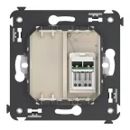 Avanti Розетка RJ-45 в стену 5e одинарная ''Ванильная дымка ''