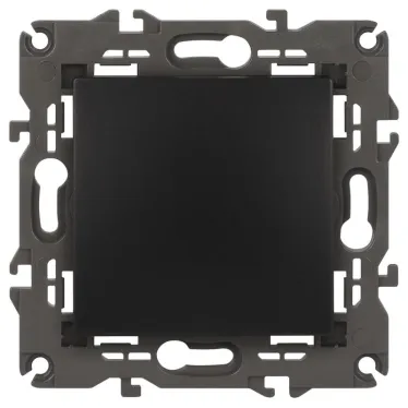 Переключатель, 10АХ-250В, Эра Elegance, антрацит,14-1103-05