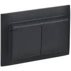 SKANDY Розетка 2-местная и крышкой 16А в сборе IP44 SK-R12G графит IEK